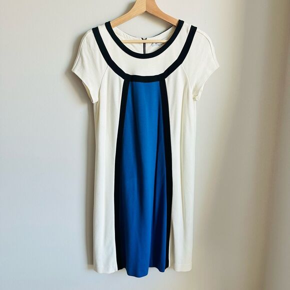 Marella Made in Italy Colorblock‎ Sheath Dress – Classic Workwear – $395 MSRP - Picture 1 of 7